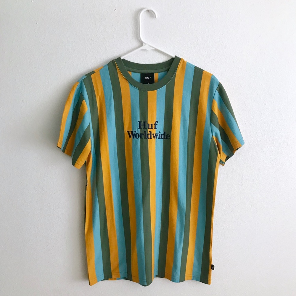HUF Worldwide Striped Tee
